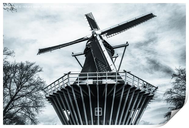 Iconic Holland Print by richard sayer