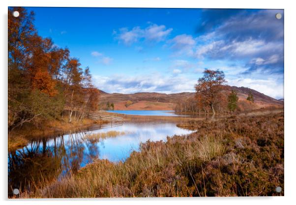 Loch Tarff in the Scottish Highlands Acrylic by John Frid
