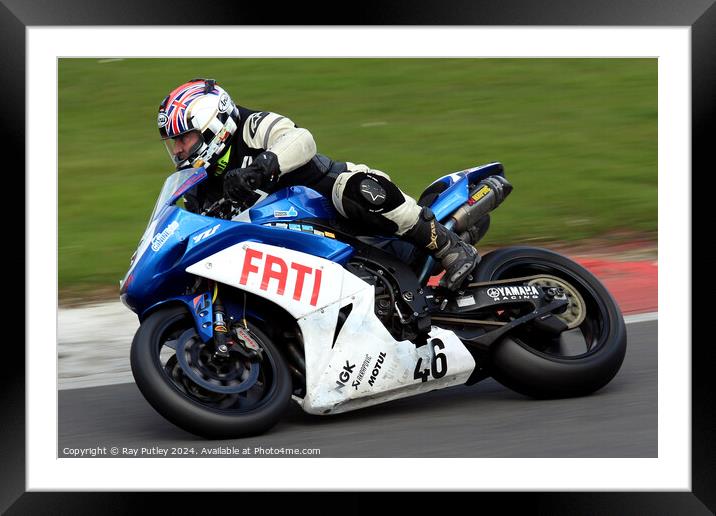 MRO Powerbikes & C1000 & MRO Retro 1000s Framed Mounted Print by Ray Putley