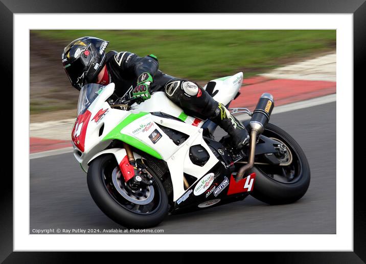 MRO Powerbikes & C1000 & MRO Retro 1000s Framed Mounted Print by Ray Putley