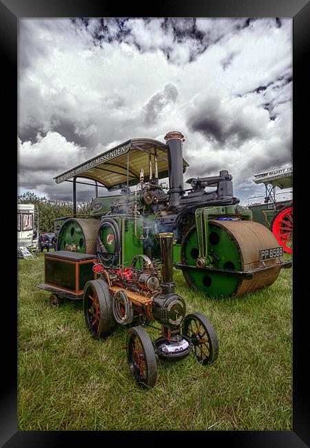 Traction steam engines Framed Print by Tony Bates