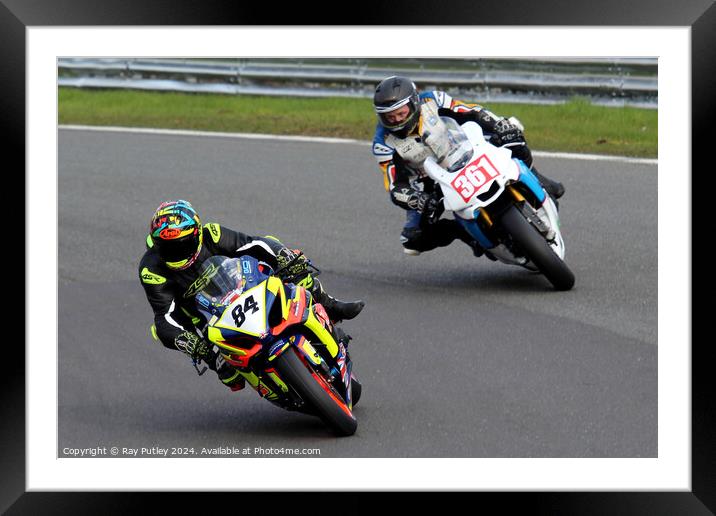 MRO Powerbikes & C1000 & MRO Retro 1000s Framed Mounted Print by Ray Putley