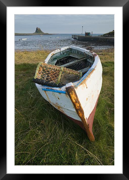 Lindisfarne Coast Framed Mounted Print by Stephen Wakefield