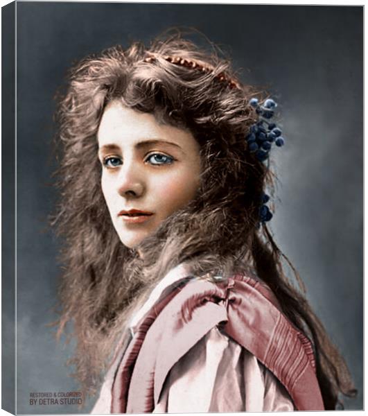 Maude Adams 1872-1953. From the collection: Most Beautiful Women Canvas Print by Dejan Travica