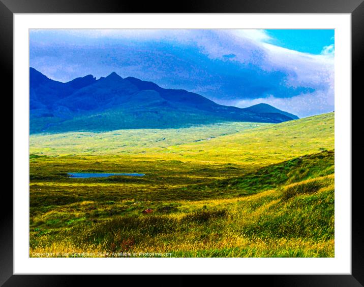 Colours of Skye Framed Mounted Print by Ian Donaldson