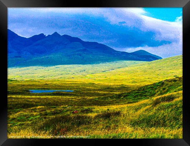 Colours of Skye Framed Print by Ian Donaldson