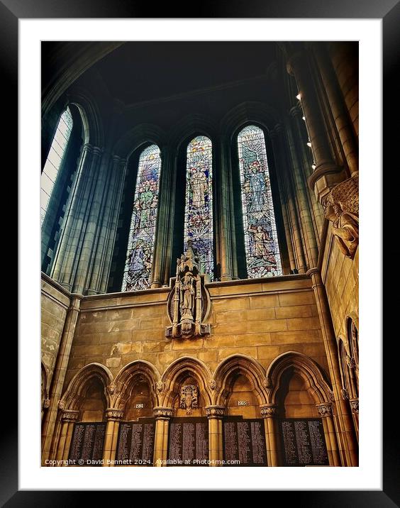 University of Glasgow Chapel  Framed Mounted Print by David Bennett