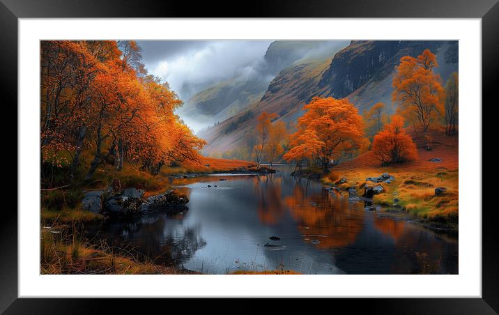 Autumn In Glencoe Framed Mounted Print by Steve Smith