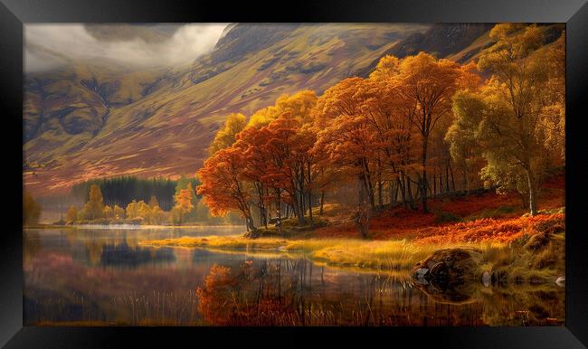 Autumn In Glencoe Framed Print by Steve Smith