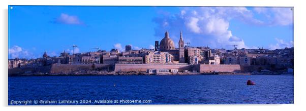 Valletta, Malta Acrylic by Graham Lathbury