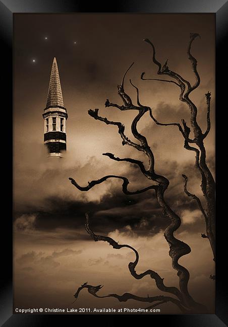 Dream Tower Framed Print by Christine Lake