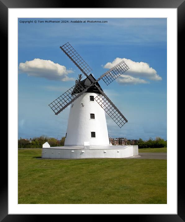 Lytham Windmill  Framed Mounted Print by Tom McPherson