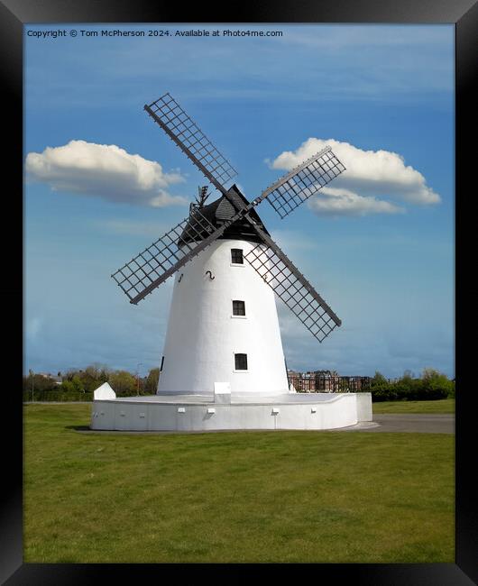 Lytham Windmill  Framed Print by Tom McPherson