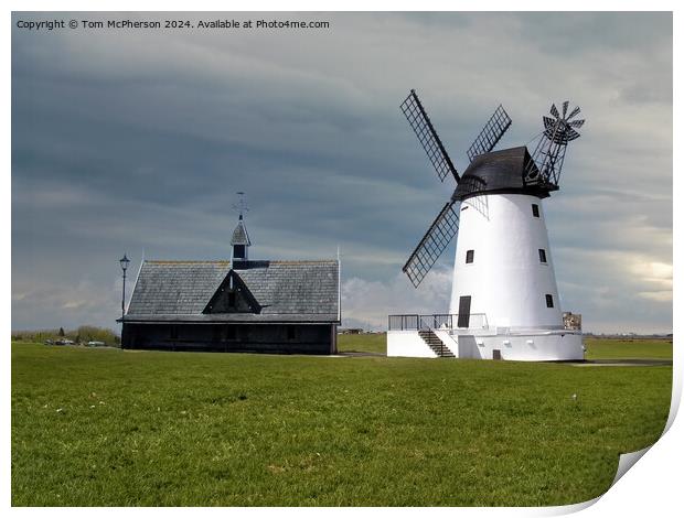 Lytham Windmill  Print by Tom McPherson