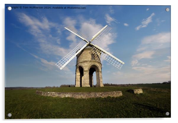 Chesterton Windmill in Warwickshire Acrylic by Tom McPherson