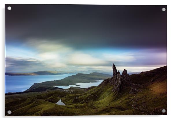The Old Man of Storr Acrylic by Ian Good
