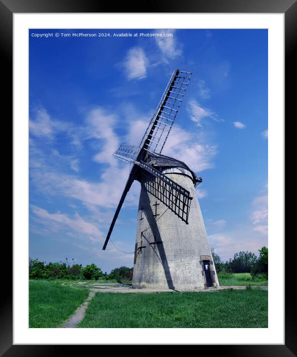 Bidston Windmill Framed Mounted Print by Tom McPherson