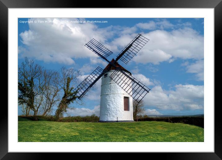 Ashton Windmill Framed Mounted Print by Tom McPherson
