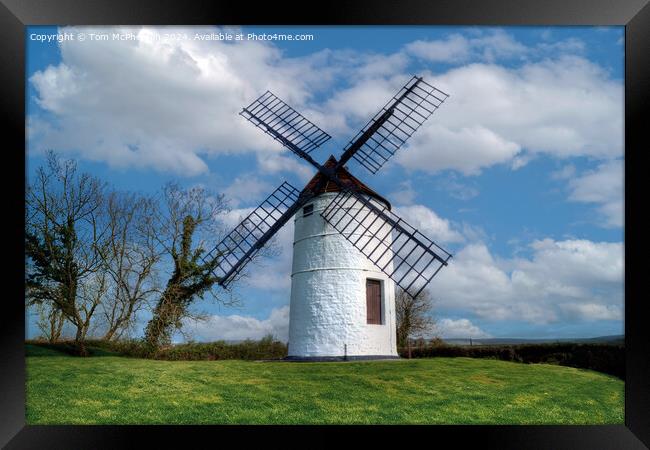 Ashton Windmill Framed Print by Tom McPherson