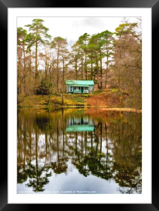 TARN HOWS Scout Hut Framed Mounted Print by Craig Yates
