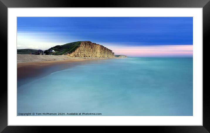 West Bay, Dorset Framed Mounted Print by Tom McPherson