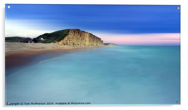 West Bay, Dorset Acrylic by Tom McPherson