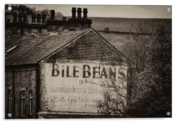Bile Beans - Mono Acrylic by Glen Allen