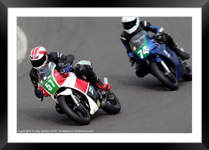 DFDS Yamaha Past Masters Framed Mounted Print by Ray Putley