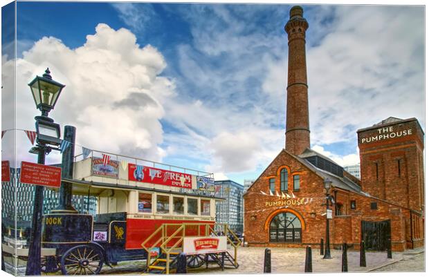 Liverpool Pumphouse Canvas Print by Alison Chambers