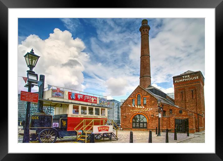 Liverpool Pumphouse Framed Mounted Print by Alison Chambers