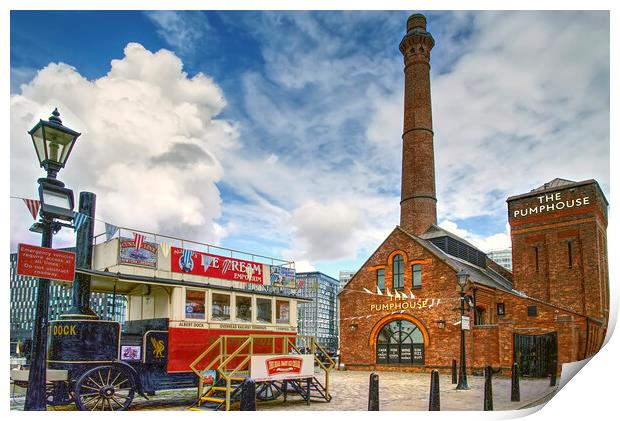 Liverpool Pumphouse Print by Alison Chambers