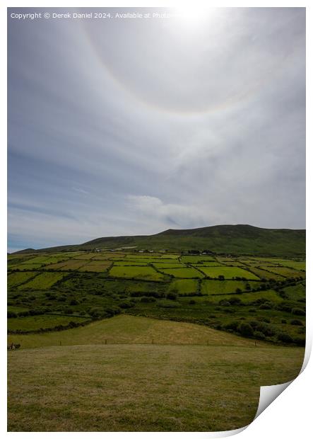 Irish Landscape, Dingle peninsula, Ireland Print by Derek Daniel