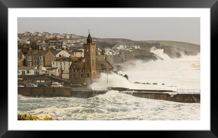 Storm Kathleen Framed Mounted Print by keith sutton