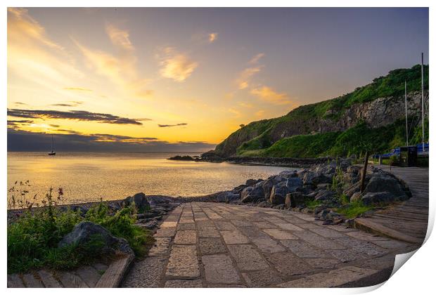 Peaceful Sunrise at Botany Bay Print by DAVID FRANCIS