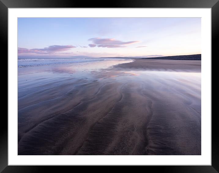 Deserted Beach Framed Mounted Print by Tony Twyman