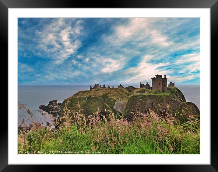 Majestic Dunnottar Castle Framed Mounted Print by dale rys (LP)