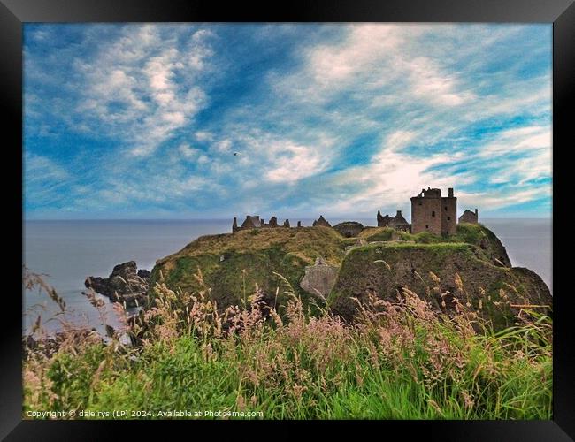 Majestic Dunnottar Castle Framed Print by dale rys (LP)