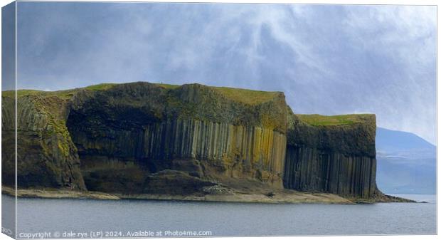 Outdoor ON THE ISLE OF STAFFA Argyll and Bute Canvas Print by dale rys (LP)