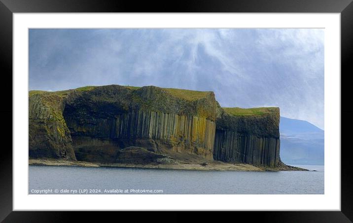 Fingals Cave Staffa THE ISLE OF STAFFA Argyll and  Framed Mounted Print by dale rys (LP)