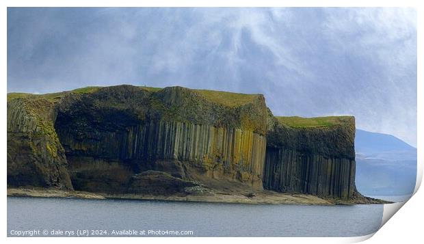 Fingals Cave Staffa THE ISLE OF STAFFA Argyll and  Print by dale rys (LP)