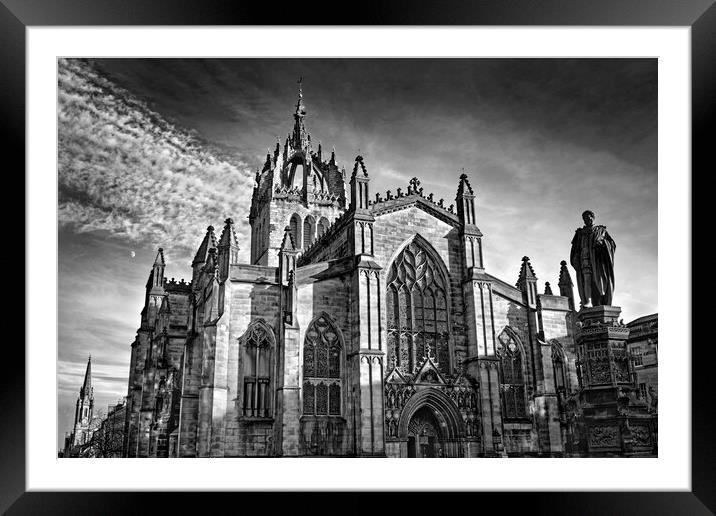 Edinburgh St Giles Cathedral Framed Mounted Print by Darren Galpin