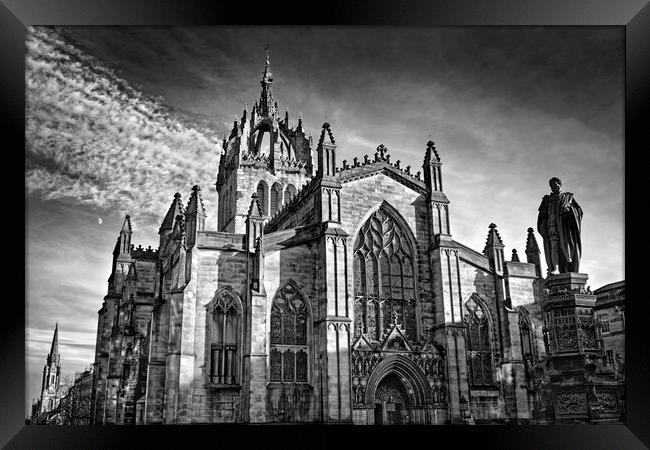 Edinburgh St Giles Cathedral Framed Print by Darren Galpin