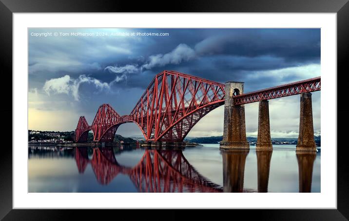 The Forth Road Bridge Framed Mounted Print by Tom McPherson