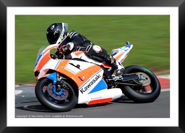 BMCRC Thunderbike Sport & BMCRC SuperTwins Framed Mounted Print by Ray Putley