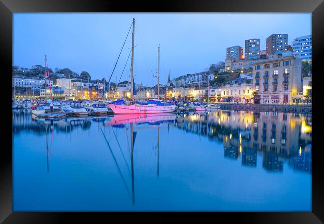 Torquay Harbour Framed Print by Alison Chambers