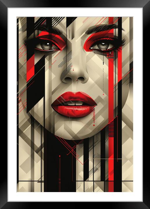 Kylie Minogue Art Framed Mounted Print by Steve Smith