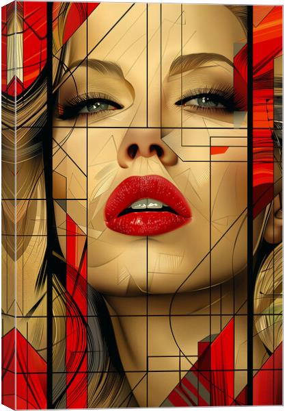 Kylie Minogue Art Canvas Print by Steve Smith
