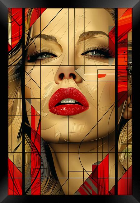 Kylie Minogue Art Framed Print by Steve Smith