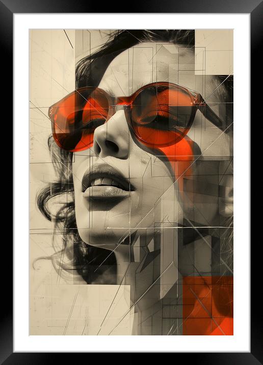 Kylie Minogue Art Framed Mounted Print by Steve Smith
