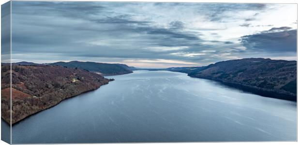 Loch Ness Canvas Print by Apollo Aerial Photography